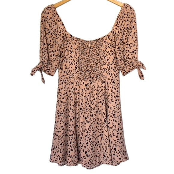 Reformation Quin Tie Sleeve Mini Dress - Picture 5 of 13